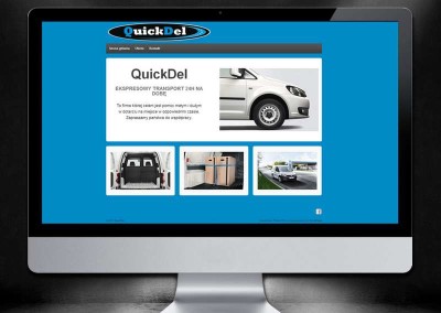 Strona internetowa QuickDel