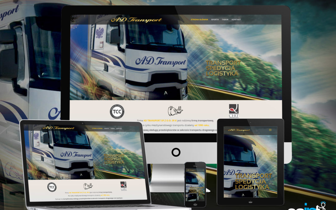 Strona Internetowa dla Firmy Transportowej
